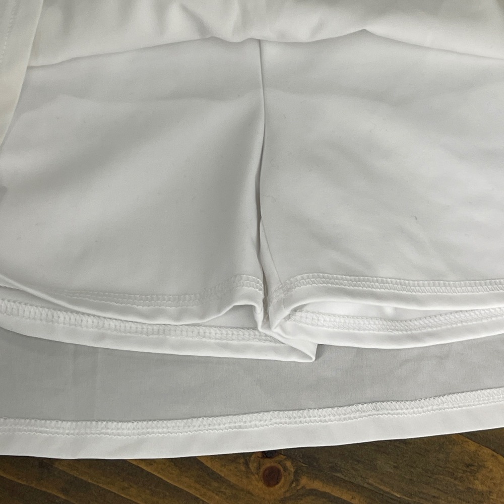 J.Crew White Pleated Active Skort Womens S Tennis Golf Pickleball Running - Picture 10 of 10